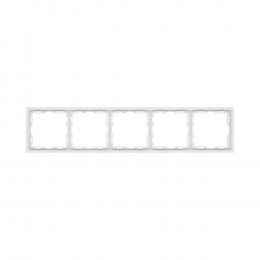 Рамка 5 постовая Vertus NEO+ белый матовый VE-NP-20/5-W
