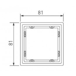 Рамка 1 постовая Vertus NEO+ белый матовый VE-NP-20/1-W