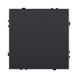 Выключатель 1-клавишный 10А/250В, черный матовый VE-NP-1/1-B