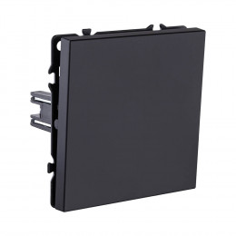 Выключатель 1-клавишный 10А/250В, черный матовый VE-NP-1/1-B