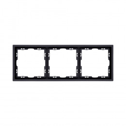 Рамка 3 постовая Vertus NEO+ черный матовый VE-NP-20/3-B