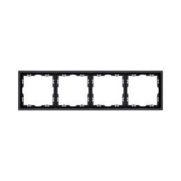 Рамка 4 постовая Vertus NEO+ черный матовый VE-NP-20/4-B