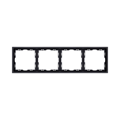 Купить Рамка 4 постовая Vertus NEO+ черный матовый VE-NP-20/4-B в rum24.ru