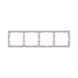 Рамка 4 постовая Vertus NEO+ кашемир матовый VE-NP-20/4-С