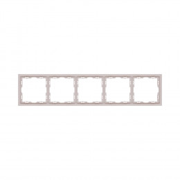 Рамка 5 постовая Vertus NEO+ кашемир матовый VE-NP-20/5-С