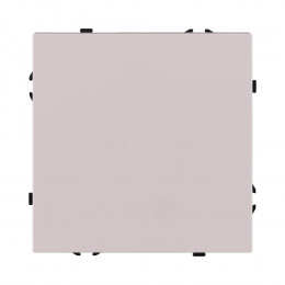 Выключатель одноклавишный перекрёстный универсальный, 250В, 10А, IP-20, кашемир матовый VE-NP-3/1-С