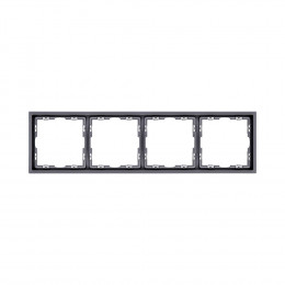 Рамка 4 постовая Vertus NEO+ серый матовый VE-NP-20/4-Gr
