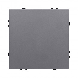 Выключатель 1-клавишный 10А/250В, серый матовый VE-NP-1/1-Gr