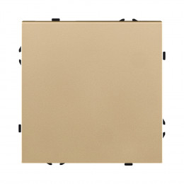 Выключатель 1-клавишный 10А/250В, золото матовое VE-NP-1/1-G