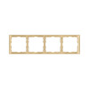 Купить Рамка 4 постовая Vertus NEO+ золото матовое VE-NP-20/4-G в rum24.ru