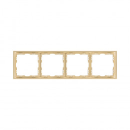 Рамка 4 постовая Vertus NEO+ золото матовое VE-NP-20/4-G