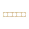 Купить Рамка 5 постовая Vertus NEO+ золото матовое VE-NP-20/5-G в rum24.ru