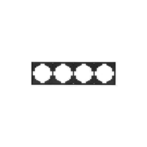 Купить Рамка 4-постовая, антрацит Kranz Miele Strong KR-78-0754-5 в rum24.ru
