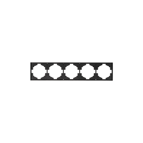 Купить Рамка 5-постовая, антрацит Kranz Miele Strong KR-78-0755-5 в rum24.ru