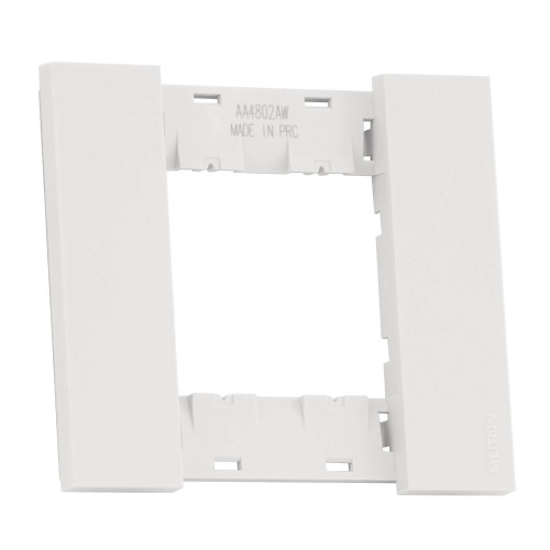 Купить Рамка на 1 пост, 2 модуля белый матовый Meiton AA4802AW в rum24.ru фото: 1
