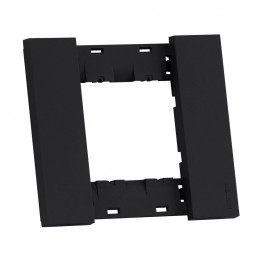 Рамка на 1 пост, 2 модуля черный матовый Meiton AA4802AG