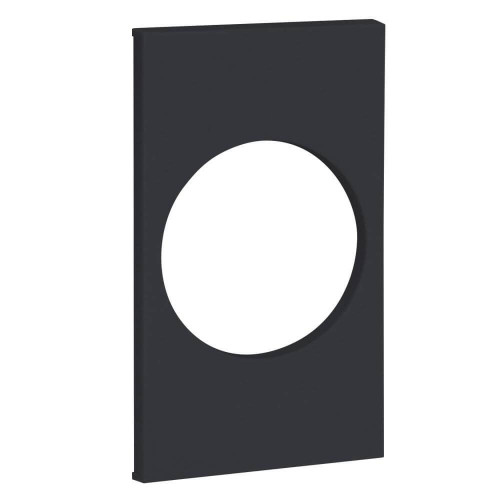 Купить Лицевая панель на розетку черный матовый MEITON AG04 в rum24.ru