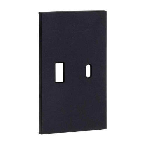 Купить Лицевая панель для USB+Type С черный матовый MEITON AG12C в rum24.ru