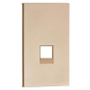 Купить Лицевая панель для интернет/телефон RJ45/RJ11 шампань матовый MEITON ACH07M2 в rum24.ru