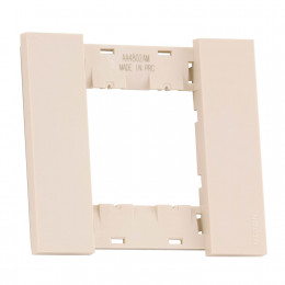 Рамка на 1 пост, 2 модуля песочный матовый Meiton AA4802AM