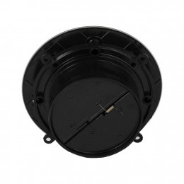 Тонкий бесшумный вытяжной вентилятор для ванной Mmotors ММР 100 стекло круг глянец черный