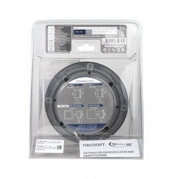 Тонкий бесшумный вытяжной вентилятор для ванной Mmotors ММР 100 стекло круг темно серый