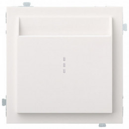 Карточный выключатель Rikett (механизм + накладка) белый матовый 32031+35731 MW