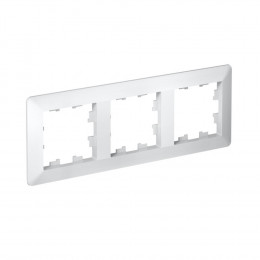 Systeme Electric AtlasDesign Air Белый/дымчатый белый Рамка 3-ая