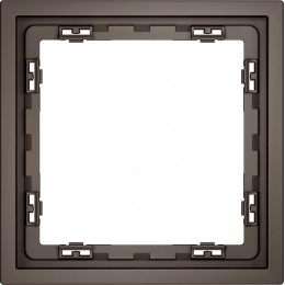 Рамка пластиковая VOLTUM S70 на 1 пост, (капучино) VLS100114