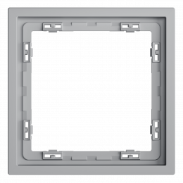 Рамка пластиковая VOLTUM S70 на 1 пост, (серый) VLS100116