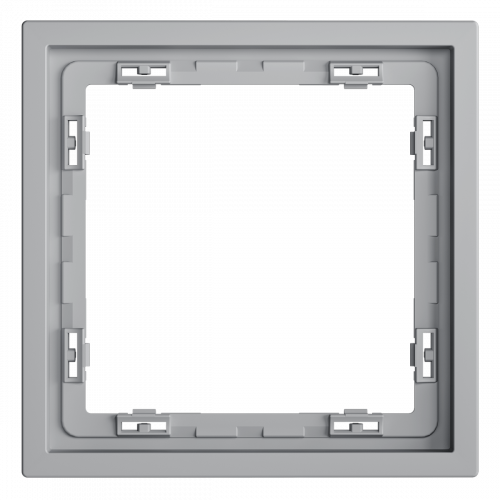 Купить Рамка пластиковая VOLTUM S70 на 1 пост, (серый) VLS100116 в rum24.ru