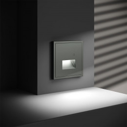 Подсветка светодиодная встраиваемая VOLTUM S70 с датчиком, (титан) VLS070606