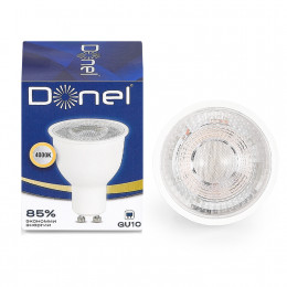 Светодиодная лампа Donel GU10 9W 4000K MR16 220-240 720Lm 60° Dim Triac DN03003N9GU10Dim
