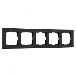 Рамка из поликарбоната на 5 постов Hammer черный
