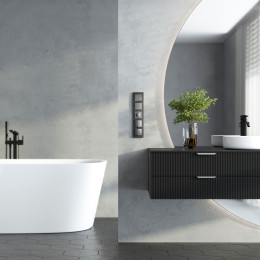 Рамка из поликарбоната на 5 постов Hammer черный