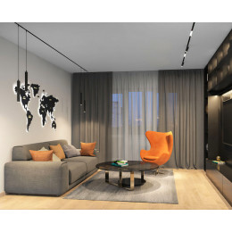 Светильник на шине Denkirs DK8008-BK