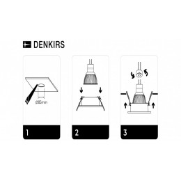 Встраиваемый светильник Denkirs DK3026-WH