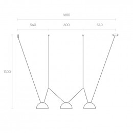 Трек-система Denkirs DK55SET01-04-BR