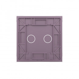 Панель для двухклавишного выключателя LIVOLO BB-C7-C2-17 розовая