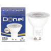 Купить Светодиодная лампа Donel GU10 7W 4000K MR16 220-240 525Lm 60° DN03001N7GU10 в rum24.ru
