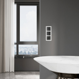 Выключатель одноклавишный проходной (черный акрил) Werkel W1112048