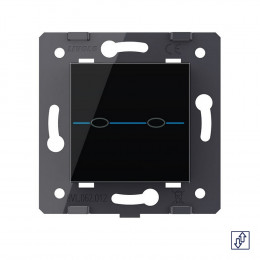 Сенсорный импульсный выключатель для жалюзей 2 клавиши  LIVOLO Quadro VL-Q702W (механизм)