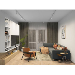 Шинопровод Denkirs TR1001-WH/1