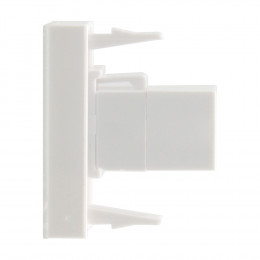 Розетка информационная USB для передачи данных, 1мод., бел. (22.5х45мм), USB3.0, серия (тип) D DECF21DW