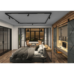 Светильник на шине Denkirs DK8020-BK