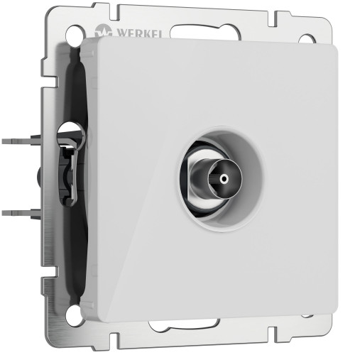 Купить ТВ-розетка оконечная (белый акрил) Werkel W1183041 в rum24.ru