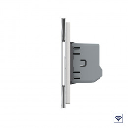 Сенсорный выключатель Livolo с функцией радиоуправления, 3 клавиши (1-1-1), 3 поста, цвет белый