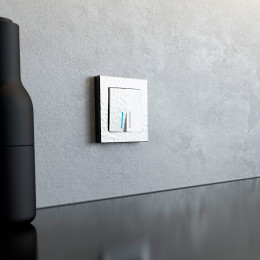 Рамка из поликарбоната на 1 пост Hammer белый