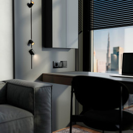 Рамка из стекла на 3 поста Favorit черный