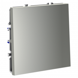 Проходной переключатель встраиваемый VOLTUM S70 одноклавишный (сталь) VLS010305